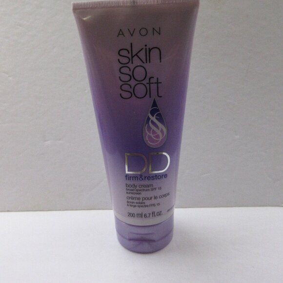 NEW Avon Skin So Soft Firm & Restore DD Body Cream 6.7 oz Broad Spectrum SPF 15 - Picture 1 of 7